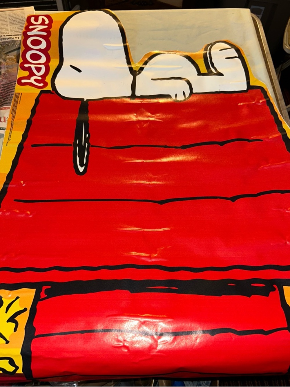 Snoopy Red Doghouse Vinyl Cover Sticker